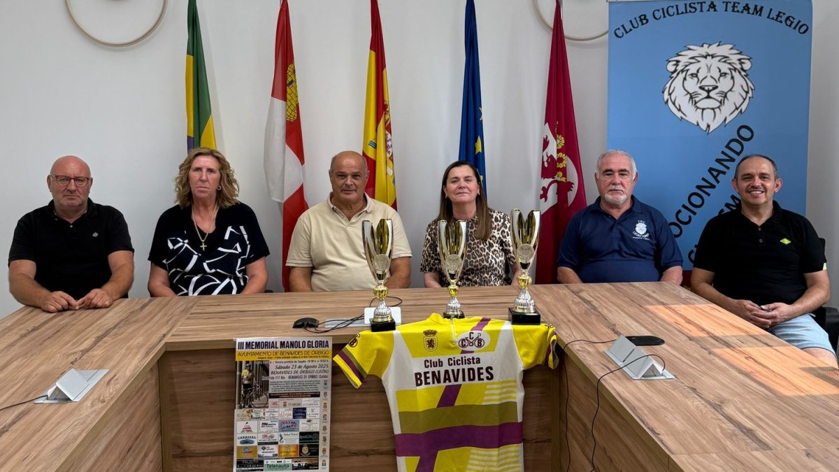 Momento de la presentación del Memorial Manolo Gloria de Benavides de Órbigo.