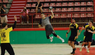 Jorge Serrano, con el Recoletas en pretemporada.
