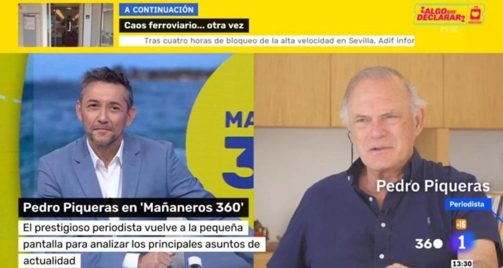 Pedro Piqueras ficha por 'Mañaneros 360' tras su jubilación hace dos años