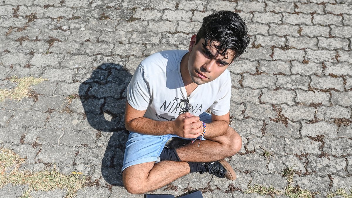 El joven escritor burgalés Marco Calle.