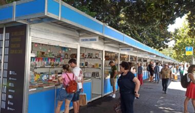 La Feria del Libro de A Coruña, en una imagen de archivo
