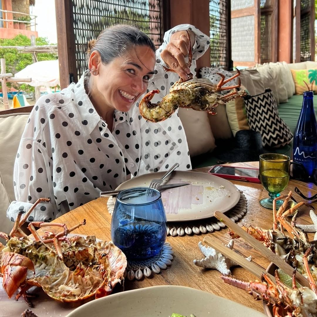 Elena S. Sánchez, de vacaciones en Colombia. Agosto de 2025