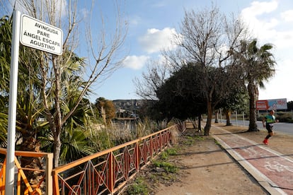 La Avenida dedicada al padre Ángel en Alicante. 