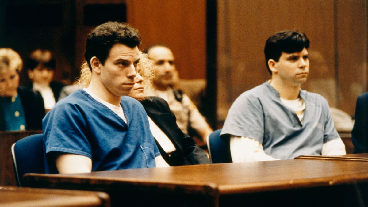 Juicio de los hermanos Lyle y Erick Menéndez en 1994. Ted Soqui/Sygma.