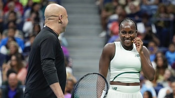 Andre Agassi y Coco Gauff