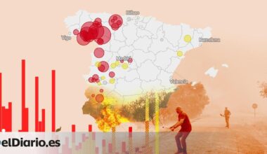 ¿Qué zonas se han quemado más? Los datos y mapas de los incendios de 2025