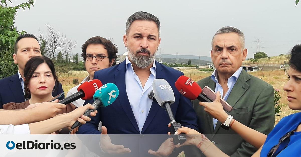 Abascal culpa al "terrorismo climático" de los incendios y propone "recuperar el sentido común"