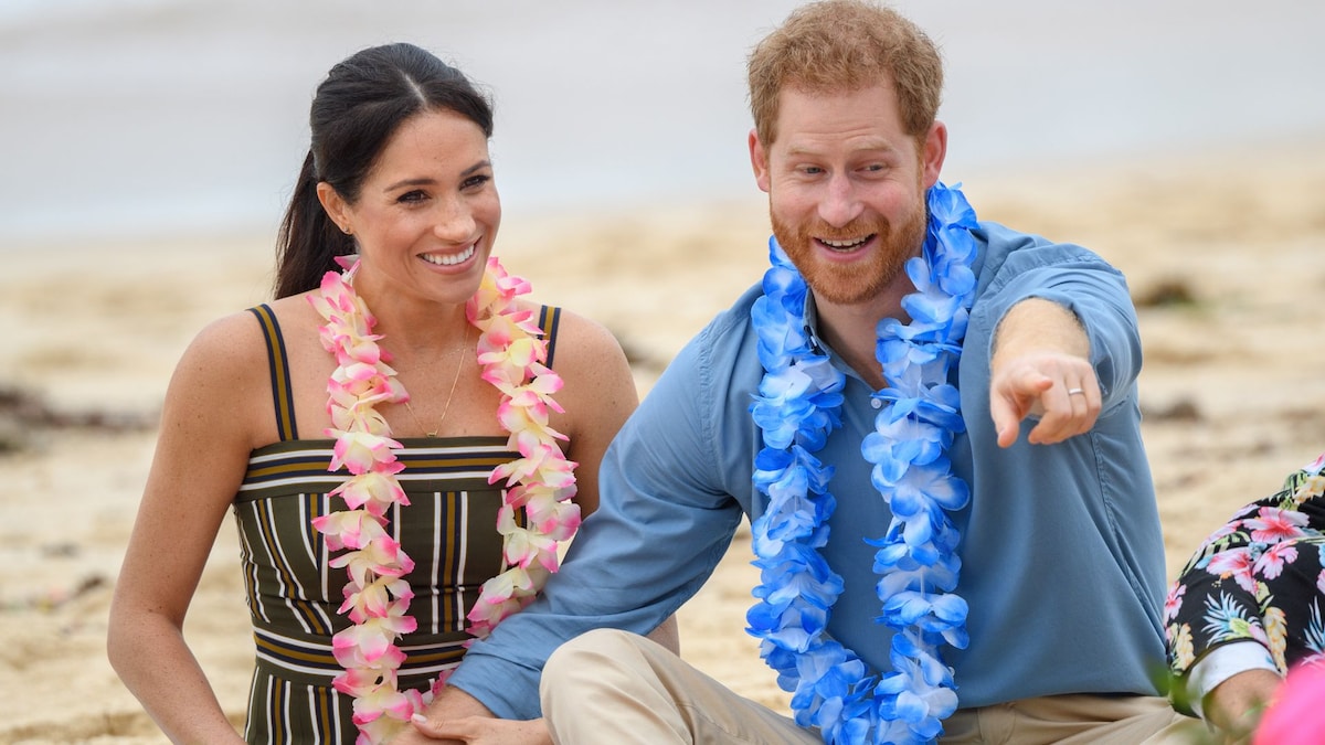 Archie, el hijo del príncipe Harry y Meghan Markle, un pequeño surfero en playas de California
