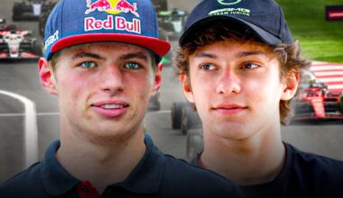 Max Verstappen and Andrea Kimi Antonelli