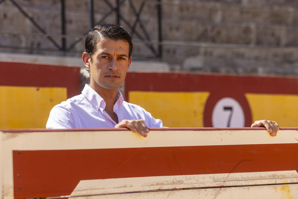 Carlos Aranda atiende a La Tribuna en la plaza de toros de Ciudad Real en las vísperas de la corrida