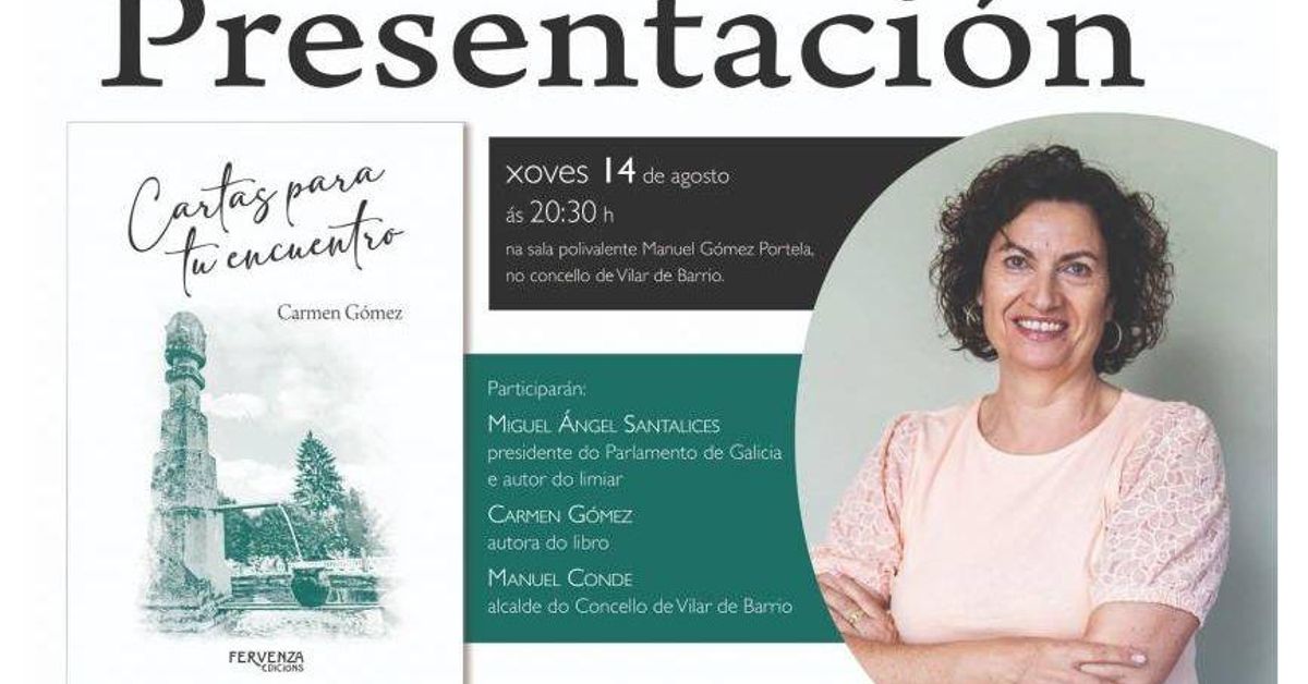 Carmen Gómez presenta su libro