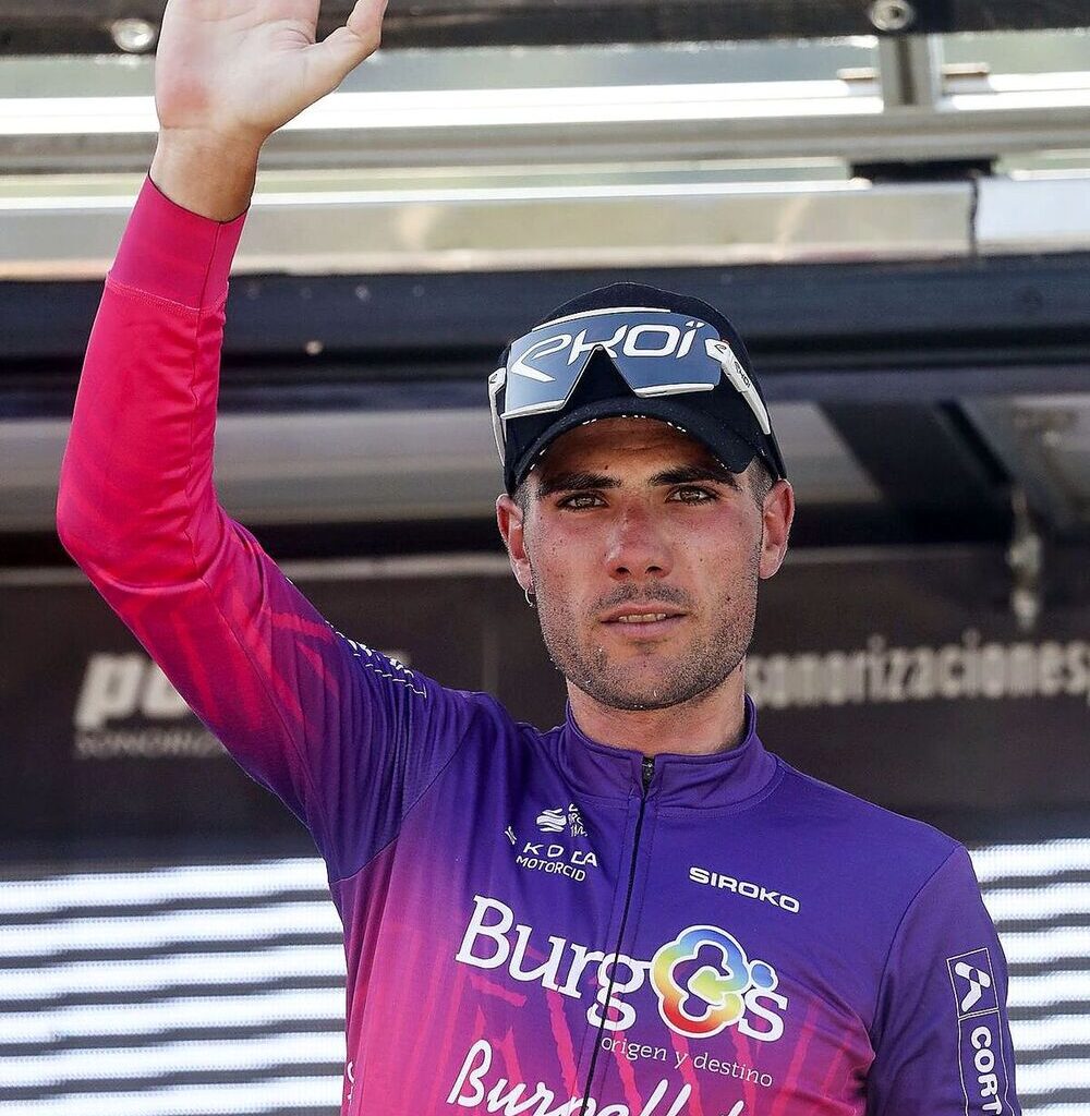 Mario Aparicio, ciclista del Burgos Burpellet: «Correr una gran vuelta es un sueño»
