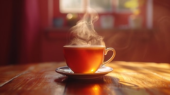 El té de cúrcuma se