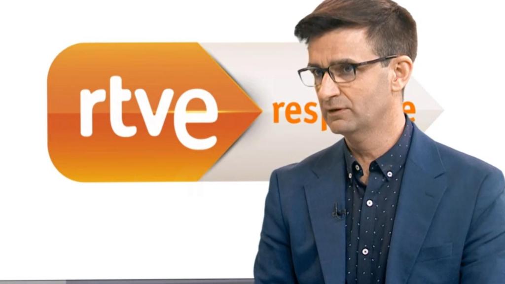 José Pablo López durante una comparencia en 'RTVE responde'.