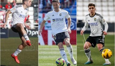 Jesús Areso, David Goldar y Joni Montiel, del Burgos CF a la Champions League