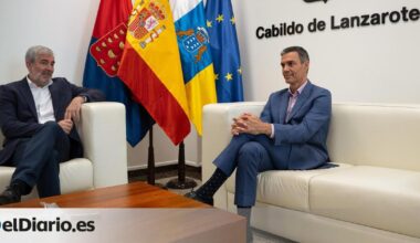 Clavijo pide a Sánchez un decreto que incluya todos los asuntos de la "agenda canaria" y acelerar los traslados de menores a la Península