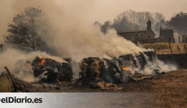 La desolación tras el paso de las llamas por Chandrexa, uno de los incendios más grandes de la historia de Galicia