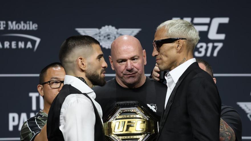 Ilia Topuria busca su segundo cinturón de la UFC ante el experimentado Oliveira