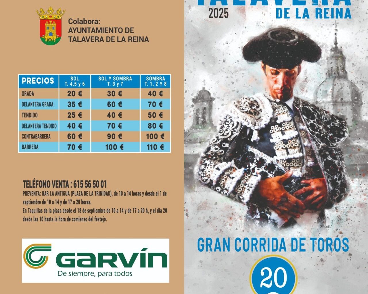 Gran Corrida de Toros en La Caprichosa de Talavera - 20 de Septiembre 2025