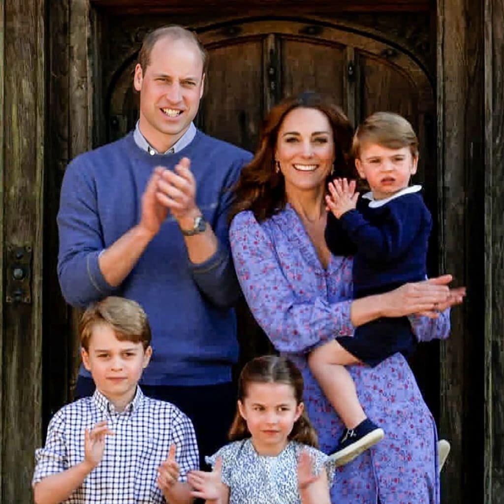 kate middleton y el pr ncipe william con sus hijos