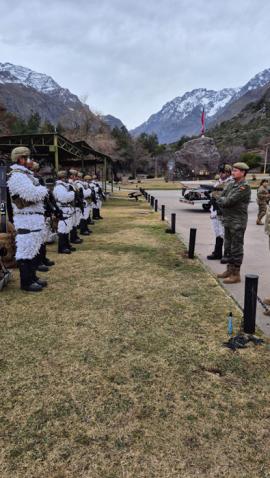 Momento de la visita oficial