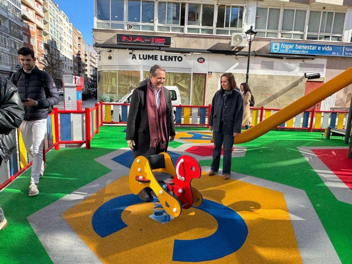 El alcalde inauguró este nuevo espacio de ocio y deporte.