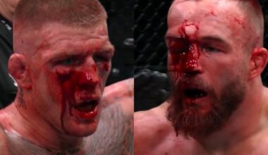 ¡Una batalla sangrienta! Así quedaron los rostros de Chris Duncan y Mateusz Rebecki tras un épico combate en el UFC Fight Night :: Olé USA