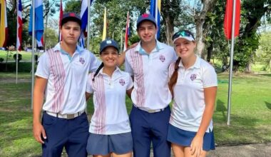 Paraguay logra medalla de plata en golf por equipos mixtos en Asu2025 - Polideportivo