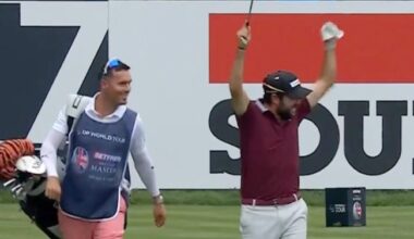 Hoyo en Uno de Ángel Hidalgo en The Belfry: Slam Dunk de leyenda en el British Masters 2025