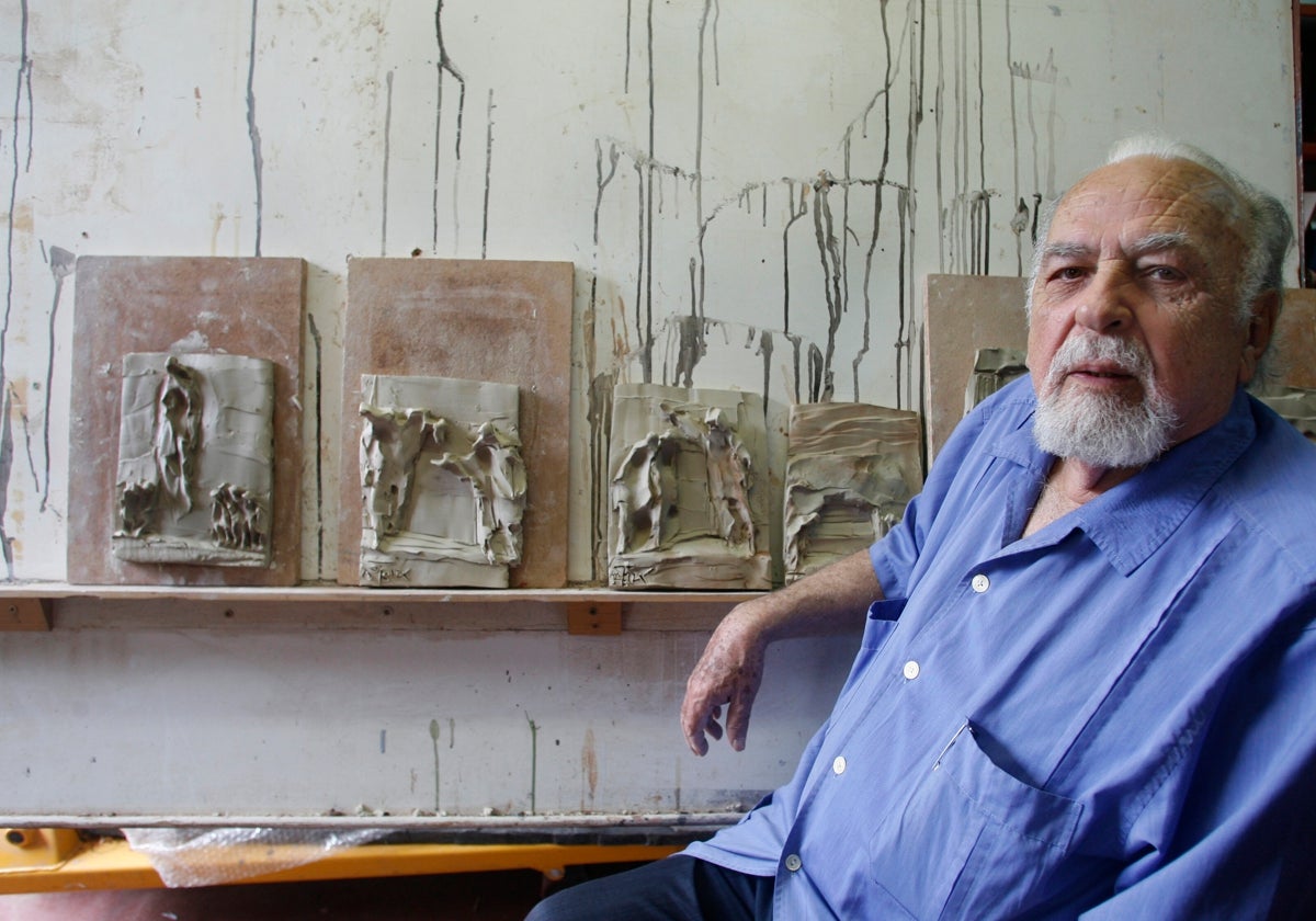 Adiós a Antonio Oteiza, escultor que dejó una huella imborrable en el arte sacro de Gijón