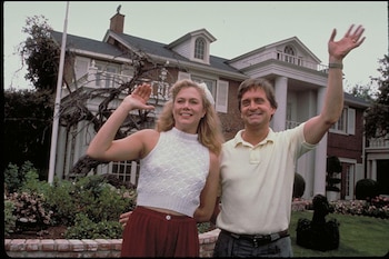 Kathleen Turner y Michael Douglas