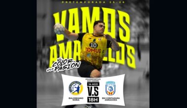 El Balonmano Soria estrena la pretemporada en casa con el Derbi del Moncayo