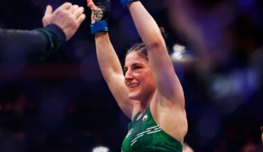 Es mexicana, dejó su hogar por un caso de extorsión y peleará en UFC 319