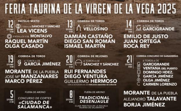 Cartel de la Feria de Salamanca.