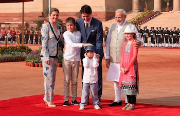 Justin Trudeau tuvo tres hijos