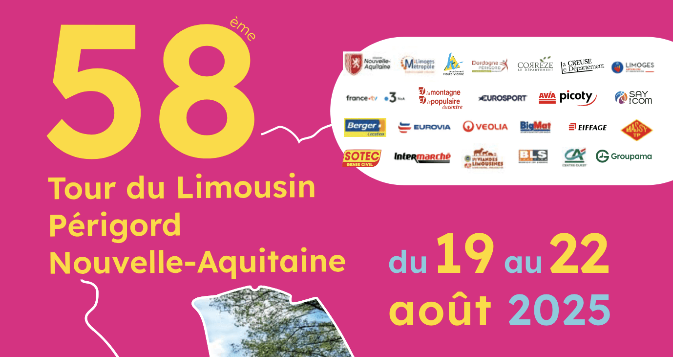 Tour Limousin: Recorrido, libro ruta y dorsales oficiales