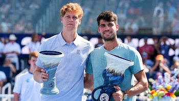 Jannik Sinner y Carlos Alcaraz
