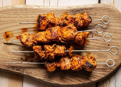 Pinchos morunos.