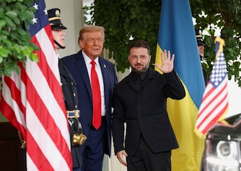 El presidente ucraniano, Volodímir Zelenski,