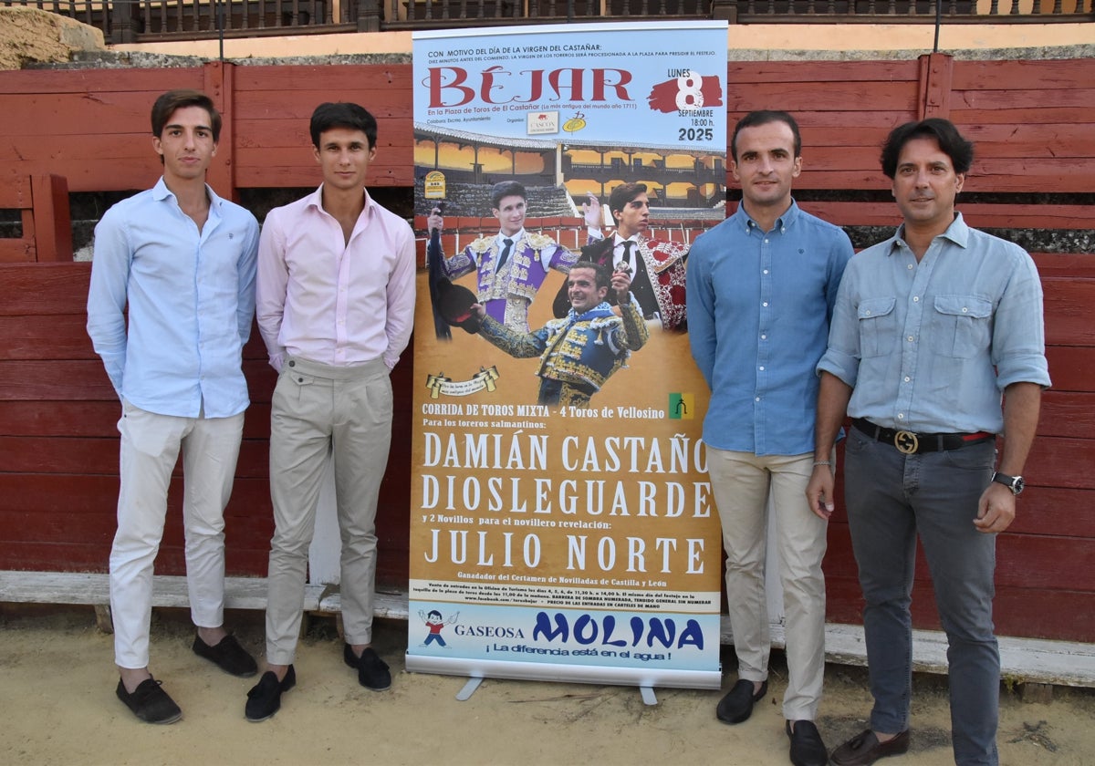 Damián Castaño, Manuel Diosleguarde y Julio Norte animan a los aficionados a llenar &quot;La Ancianita&quot; el día 8