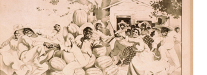 Cartel de teatro de la Biblioteca del Congreso (c. 1900).