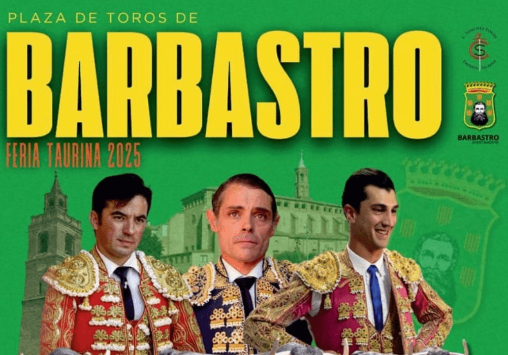 Cartel de la Feria Taurina Barbastro 2025
