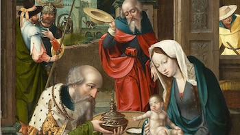 Detalle de “La Adoración de