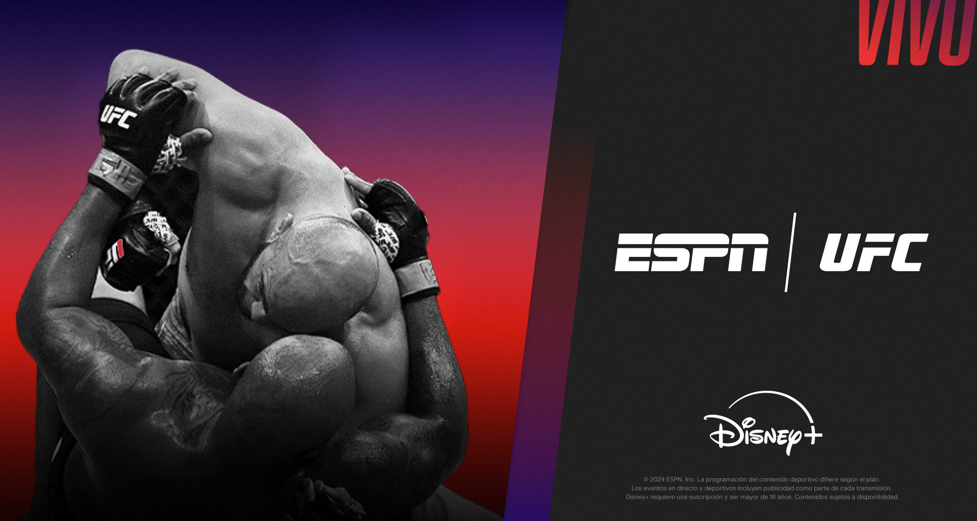 ESPN KNOCKOUT trae a DISNEY+ otra gran invitación de UFC, con Dolidze vs. Hernandez en la estelar
