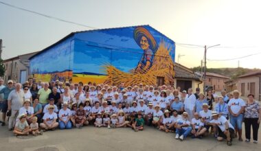 El mural de los 70 artistas (Palencia)