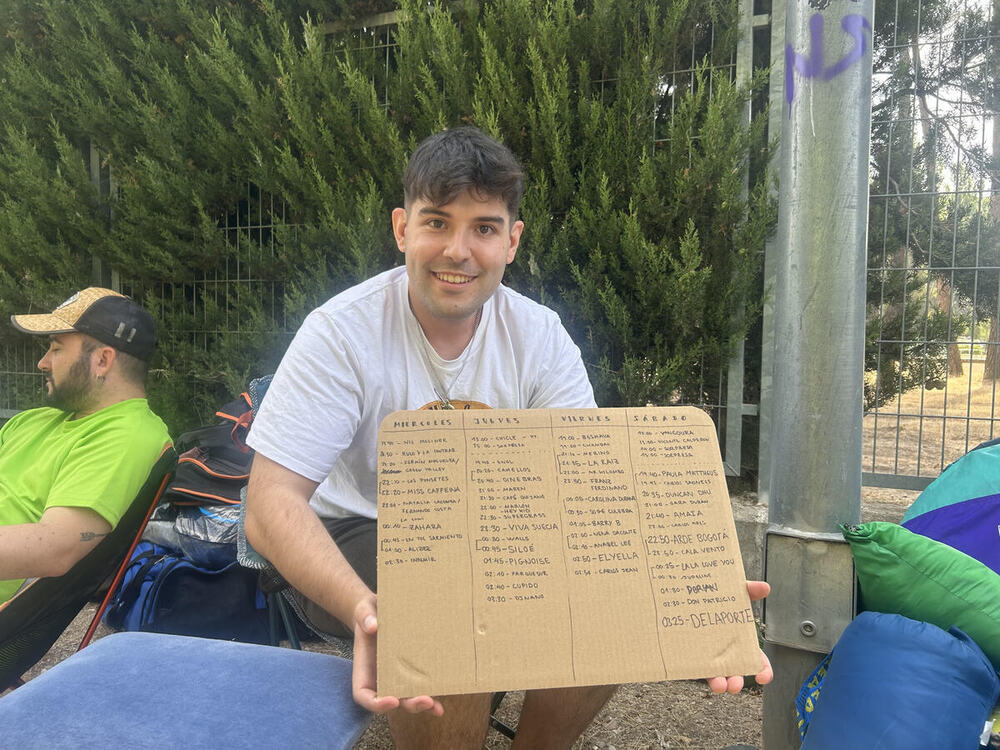 Desde las 6 de la mañana para entrar en el camping de Sonorama