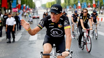 Lance Armstrong narró su ascenso,