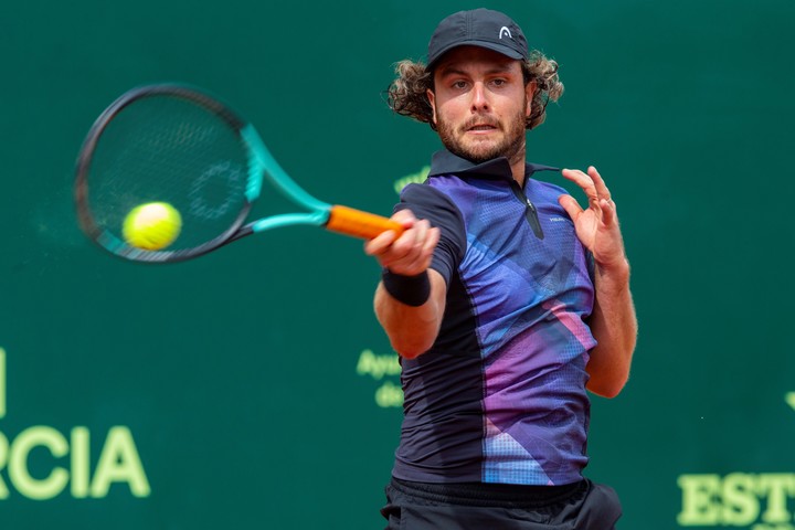 El partido de Marco Trungelliti en la qualy del US Open debió ser suspendido por la lluvia.
(EFE/Marcial Guillén)