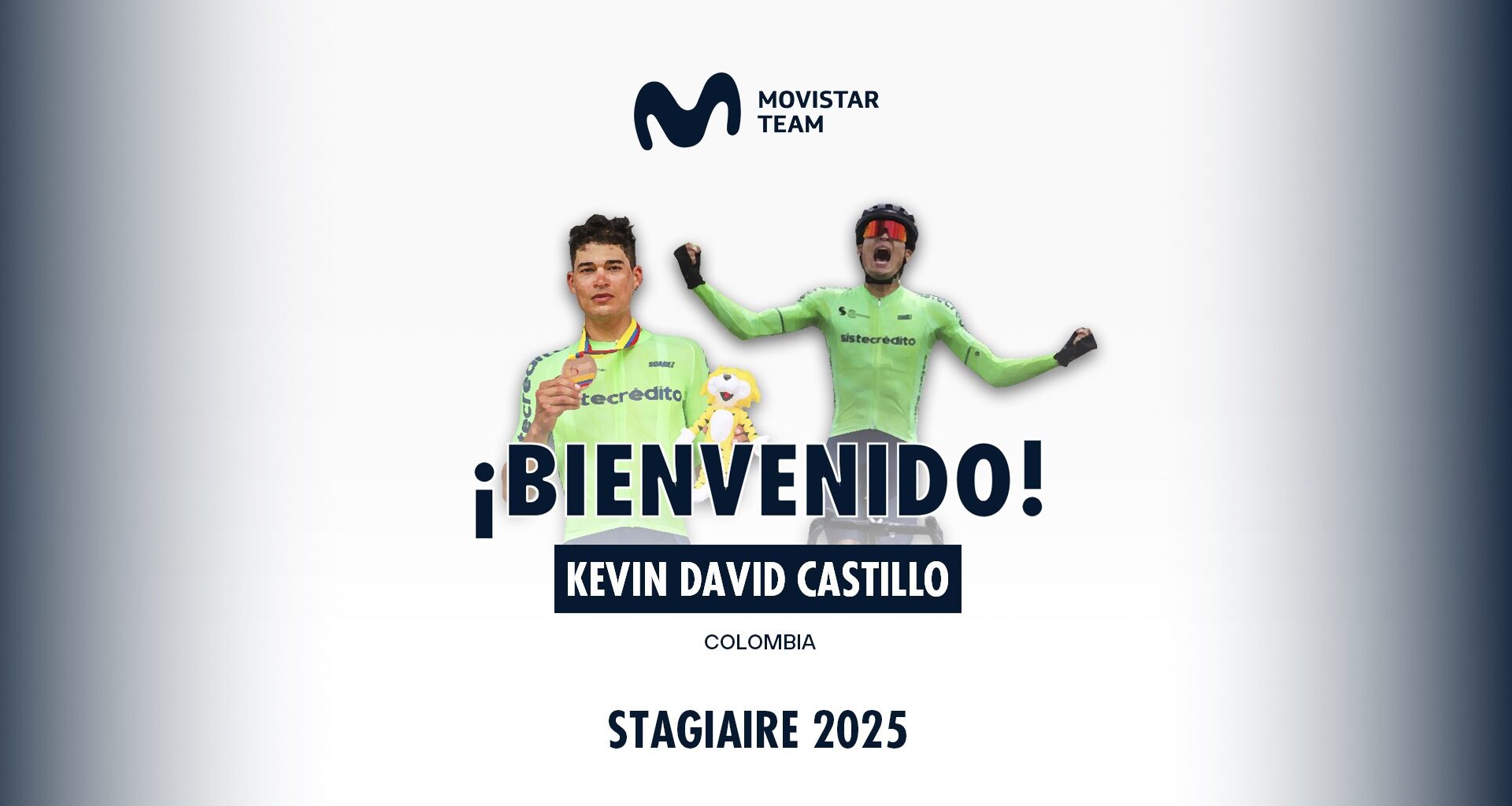 Kevin David Castillo se incorpora a Movistar Team como stagiaire