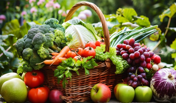 Las frutas y vegetales aportan fibra que ayuda a prevenir el estreñimiento.